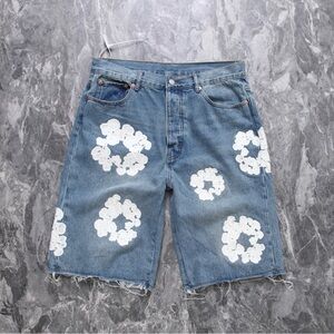 Denim shorts